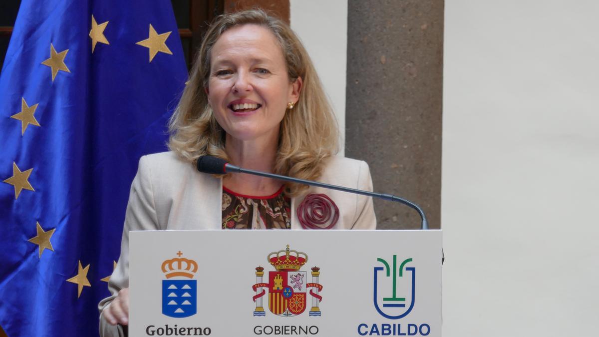 La vicepresidenta del Gobierno y ministra de Asuntos Económicos y Transformación Digital, Nadia Calviño.