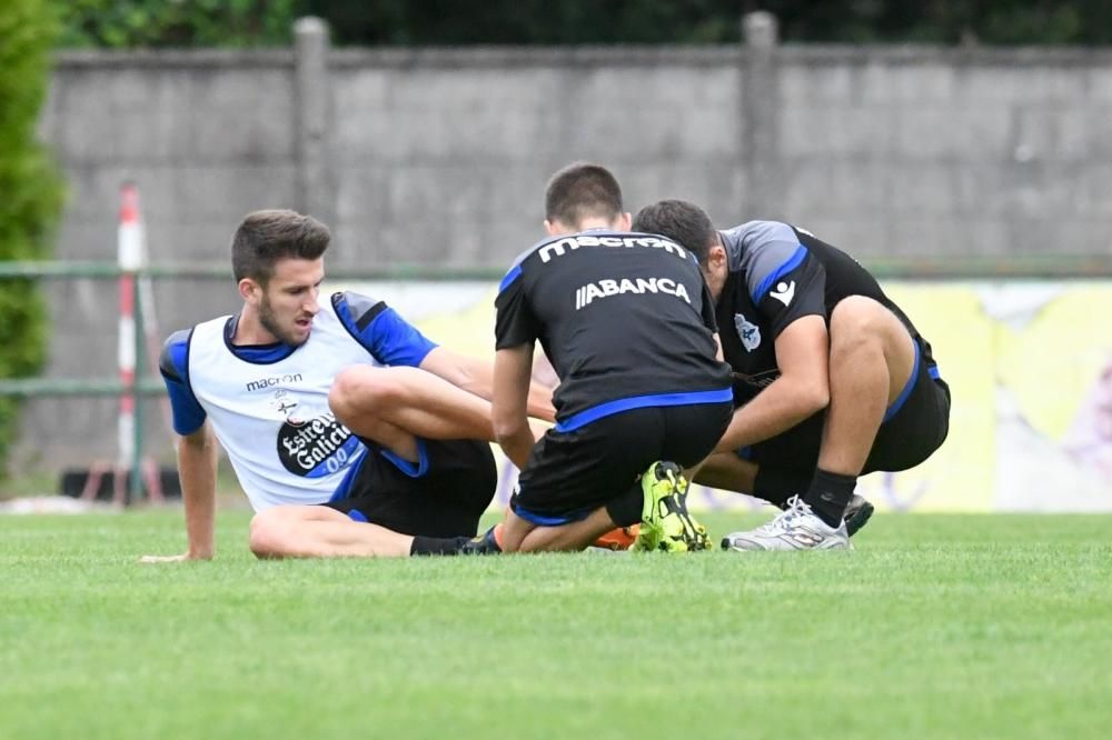 Sesión de entrenamiento en Vilalba