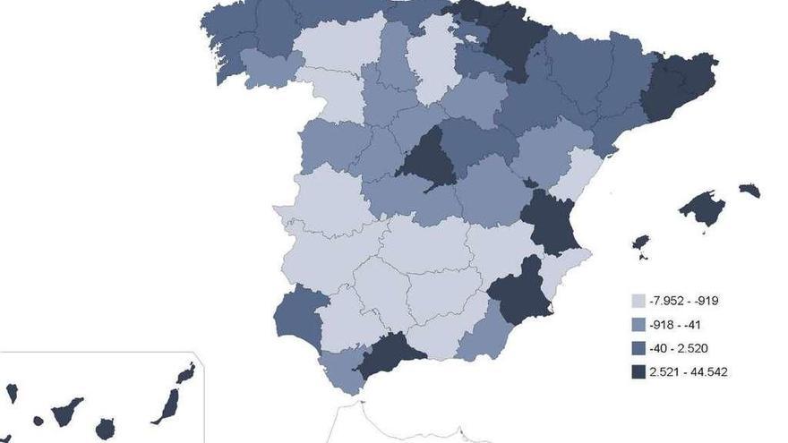 La emigración deja a Zamora sin otros 919 habitantes, que van sobre todo a Madrid