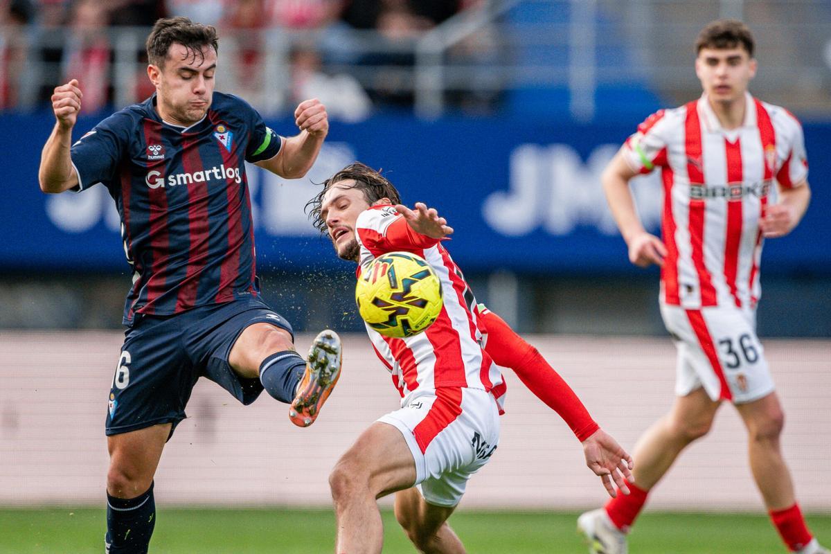 Eibar - Sporting, en imágenes