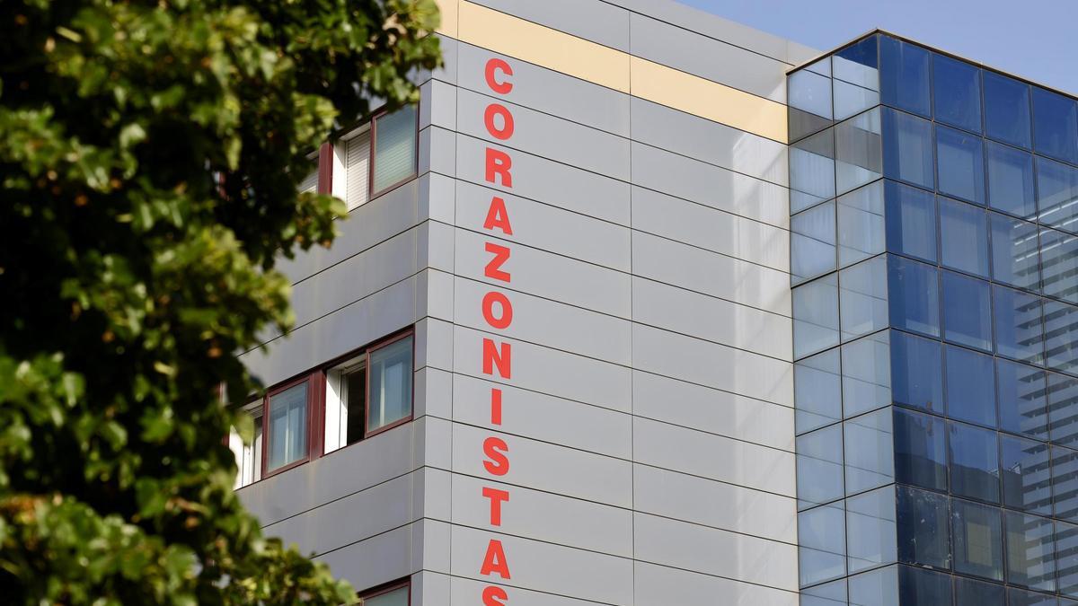 Imagen del colegio zaragozano de Corazonistas, donde ejercíe el profesor al que se investiga por a¡presuntas agresiones sexuales a alumnos de Educación Infantil.