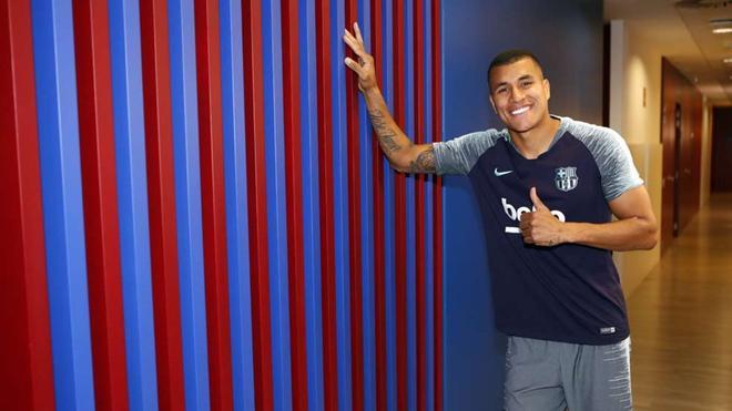 Las primeras imágenes de Jeison Murillo como jugador del FC Barcelona