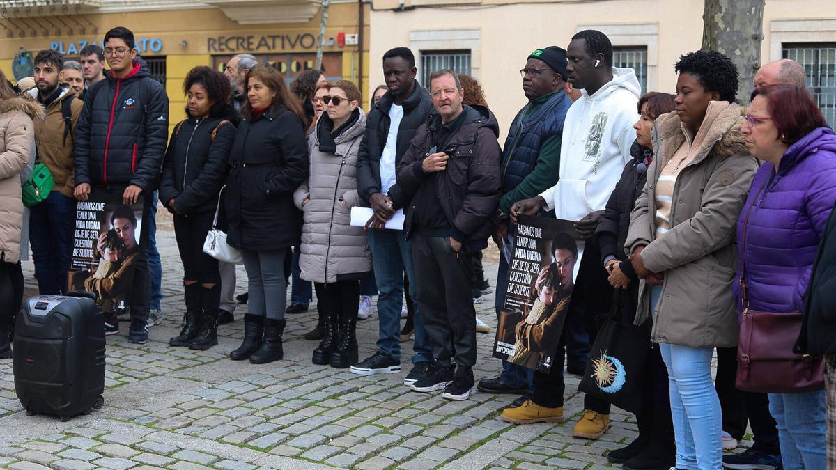 Concentración en Zamroa con motivo del Día Internacional del Migrante