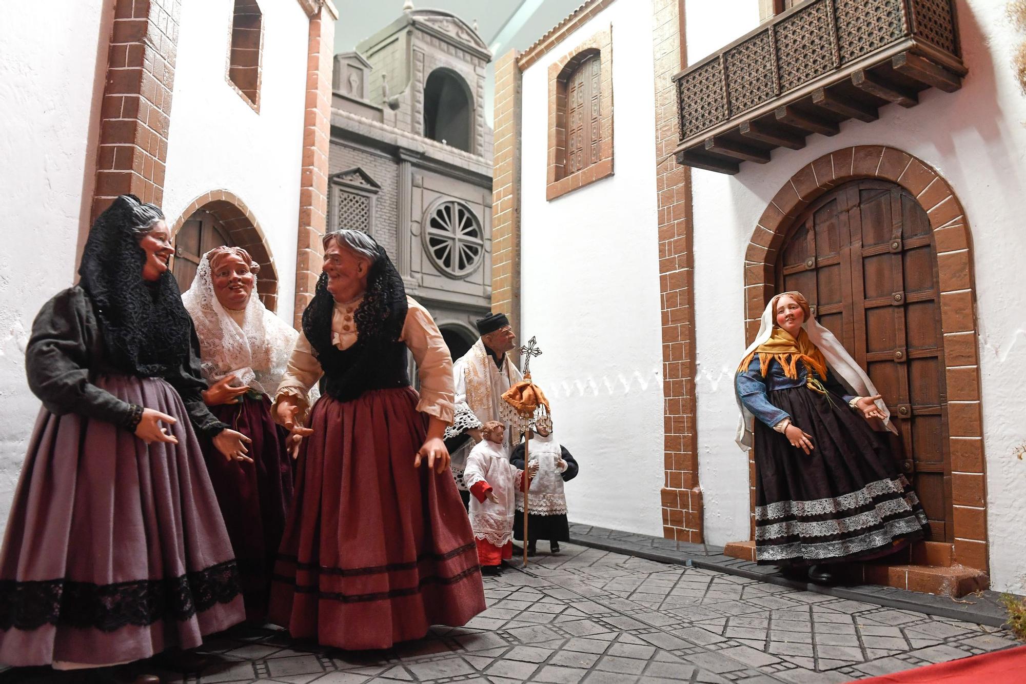 Belén navideño en el Castillo de Mata