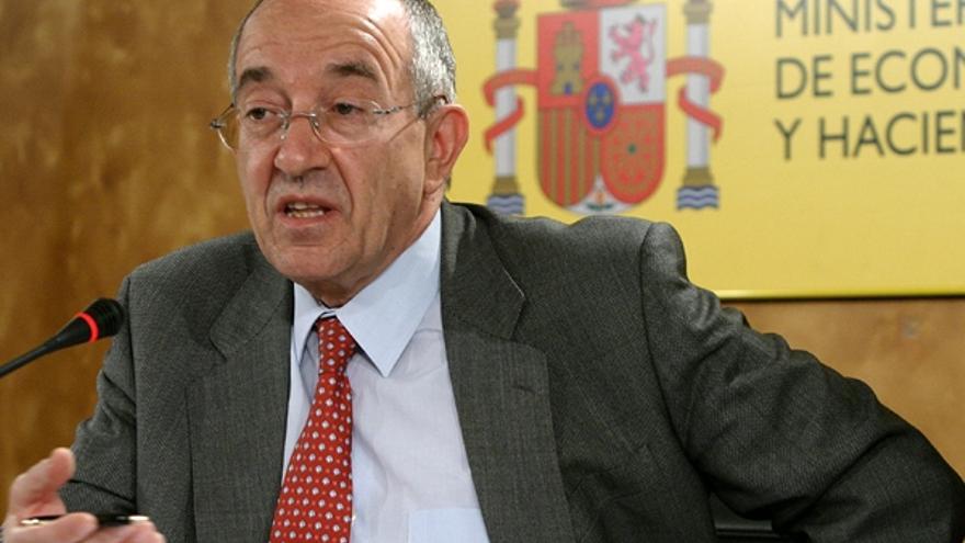 Miguel Ángel Fernández Órdoñez, gobernador del Banco de España.