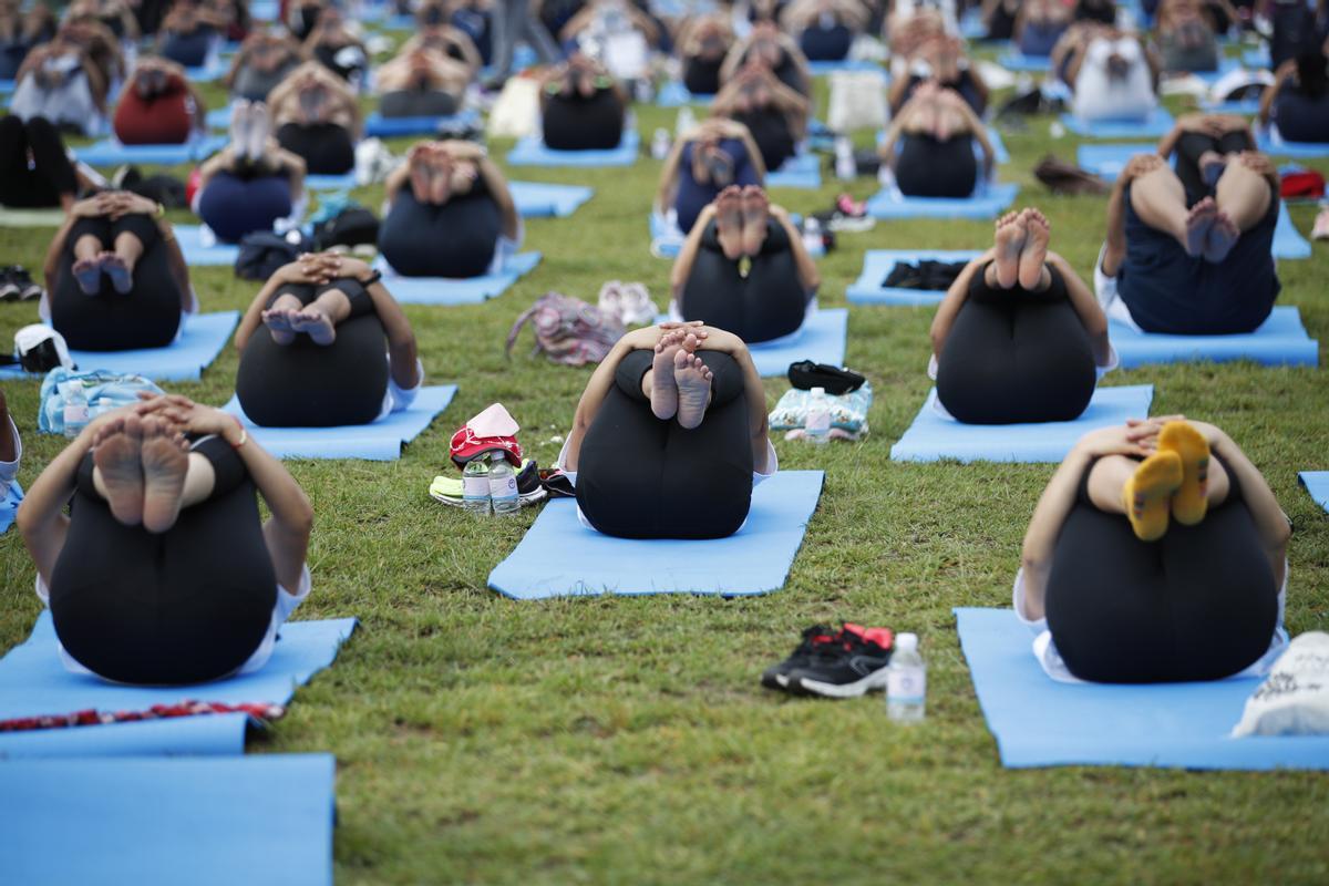 Día Internacional del Yoga en la India