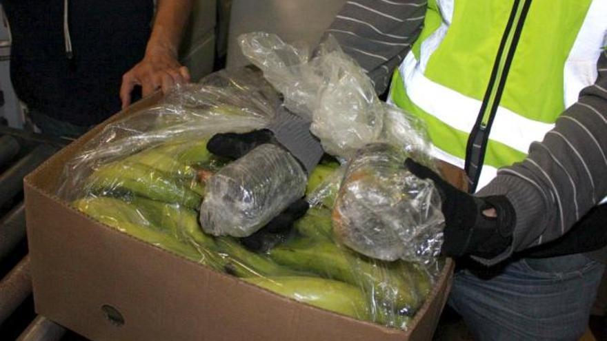 Confiscan en el puerto de Sagunt  228 kilos de &#039;coca&#039; en plátanos