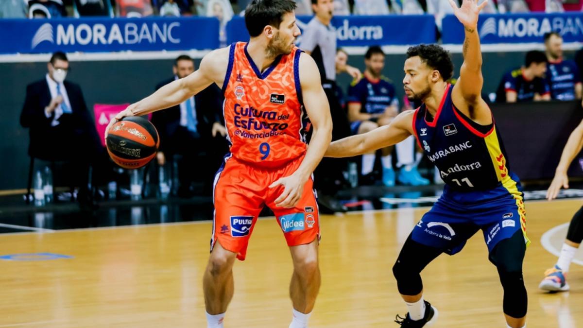 Valencia Basket repite como visitante para viajar la pista del MoraBanc Andorra