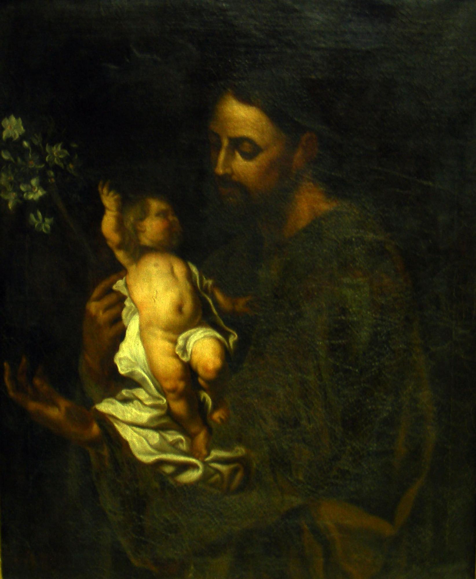 El cuadro de San josé con el niño
