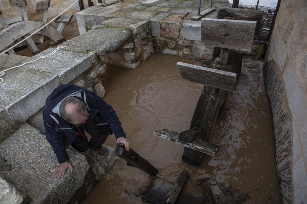 Crecida del río Duero por Zamora capital.