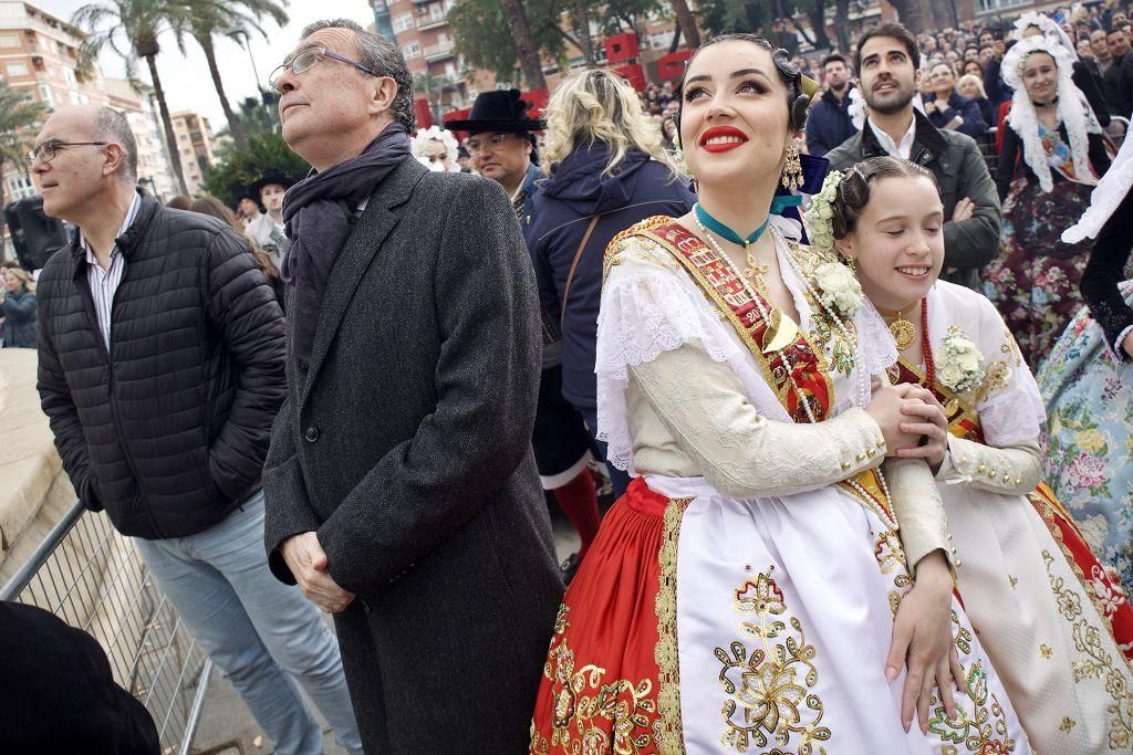 Las mejores imágenes de la 'mascletá' de Murcia