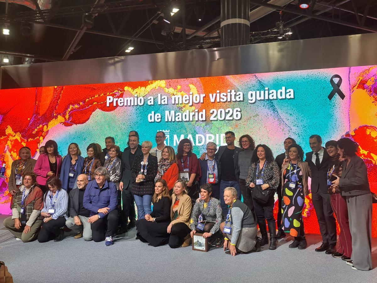 Entrega del Premio a la Mejor Visita Guiada de Madrid en FITUR