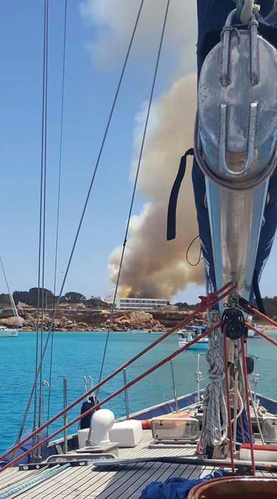 Incendio en Formentera