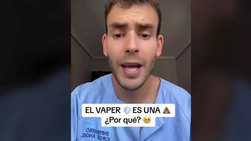 'Enfermero Jorge Ángel' alerta sobre los efectos adversos del vapeo: "Se usa para el humo de las discotecas"