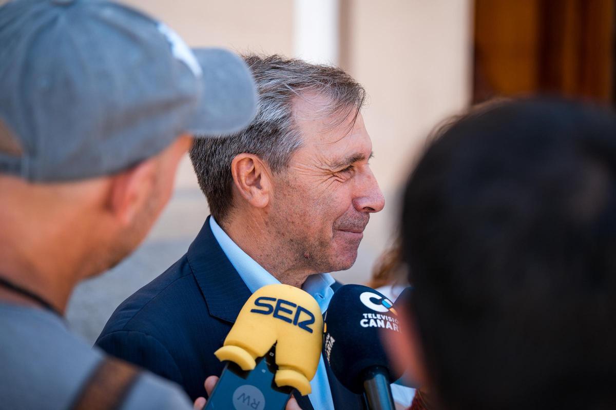 Felipe Miñambres, presidente del CD Tenerife.