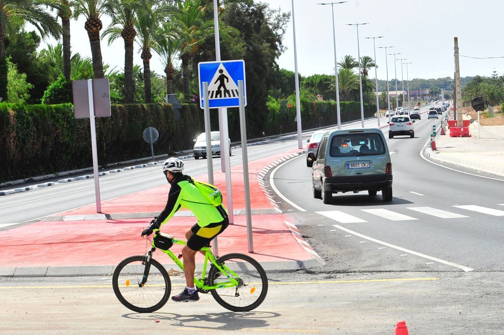 La carretera Elche-Santa Pola (CV-865) abre un tramo más de