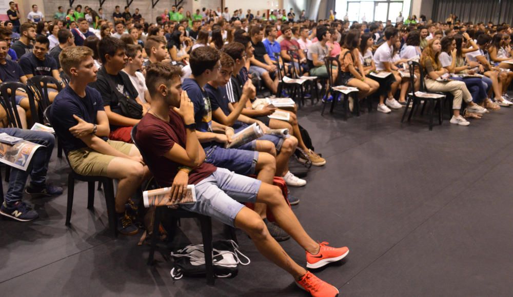 Acto de acogida en el Campus de Alcoy