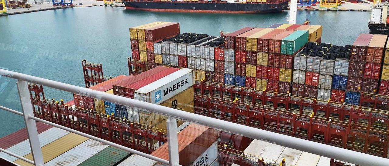 La reactivación de las fábricas españolas dispara el tráfico de exportación de Valenciaport