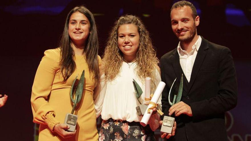 Toni Abadía y Belén Checa y Patricia Torres, mejores deportistas aragoneses