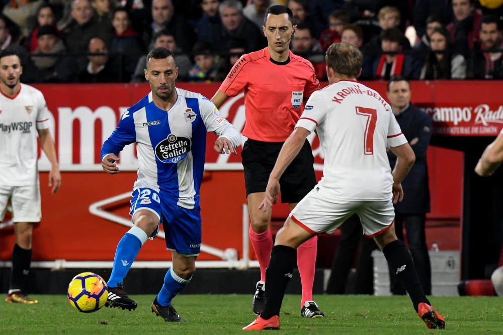 El Dépor cae 2-0 en Sevilla