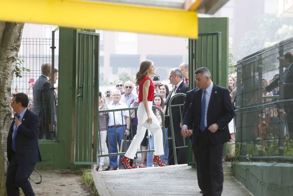 Visita de la Reina Letizia al colegio Quirinal