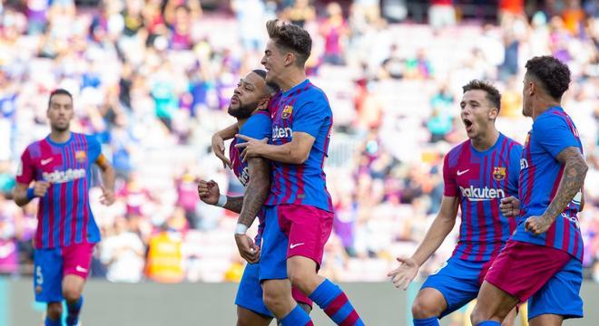 Las mejores imágenes del Barça - Levante: Ansu Fati, Depay, de Jong, Gavi, Nico...