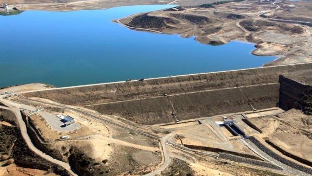 El embalse de San Salvador, en la provincia de Huesca.