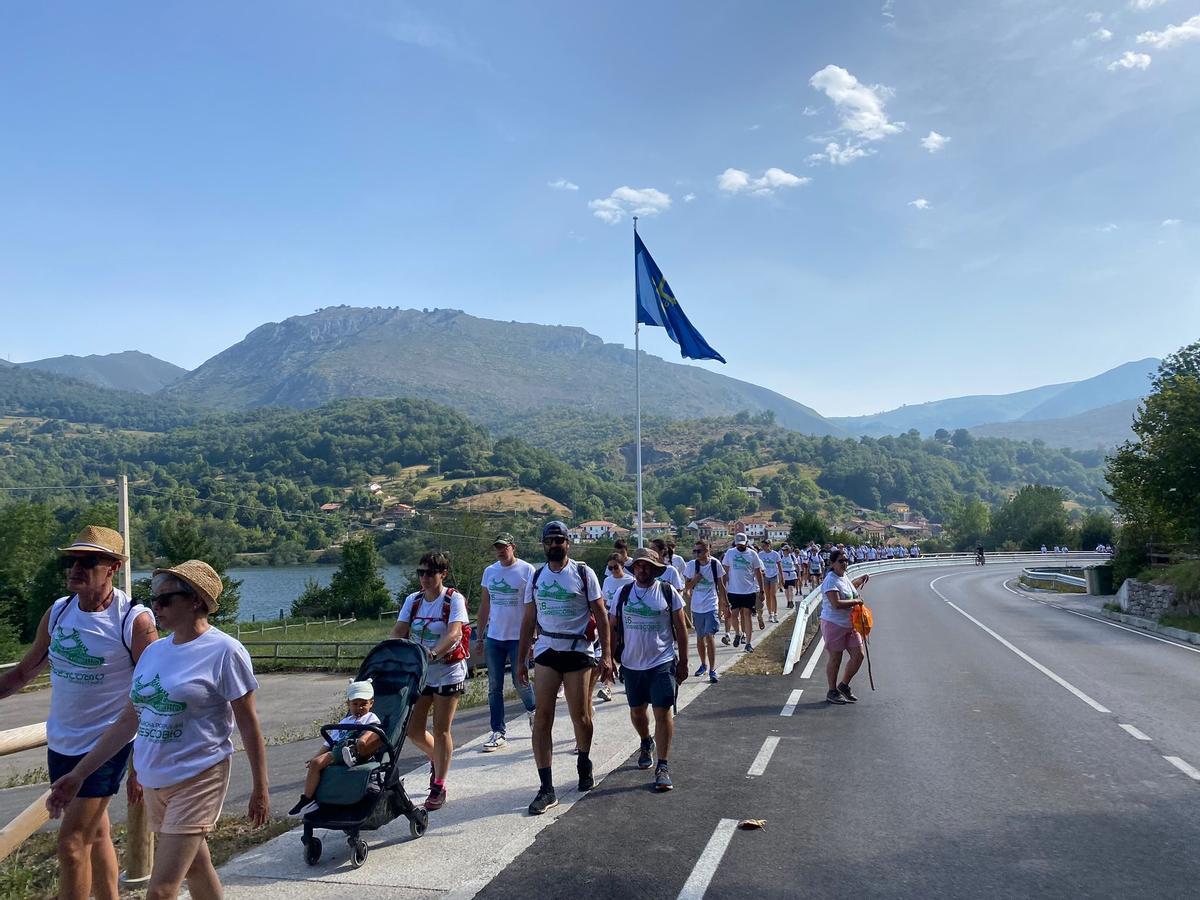 La marcha, en el tramo entre Rioseco y La Polina