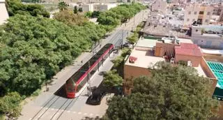 Eine Straßenbahn für Einheimische und Urlauber in Palma de Mallorca - das sind die Details