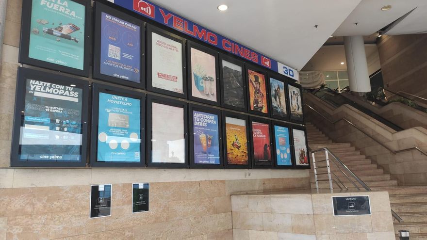 Archivo - Cartelera de cines Yelmo.