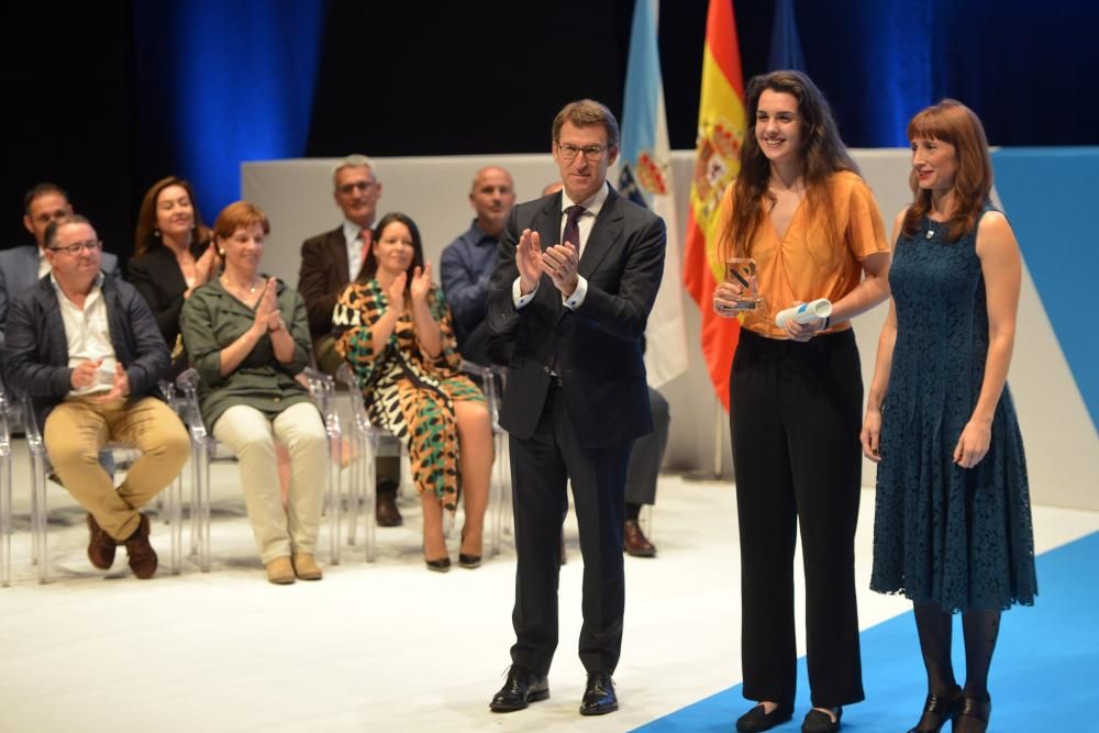 Los premiados, durante la gala // Gustavo Santos