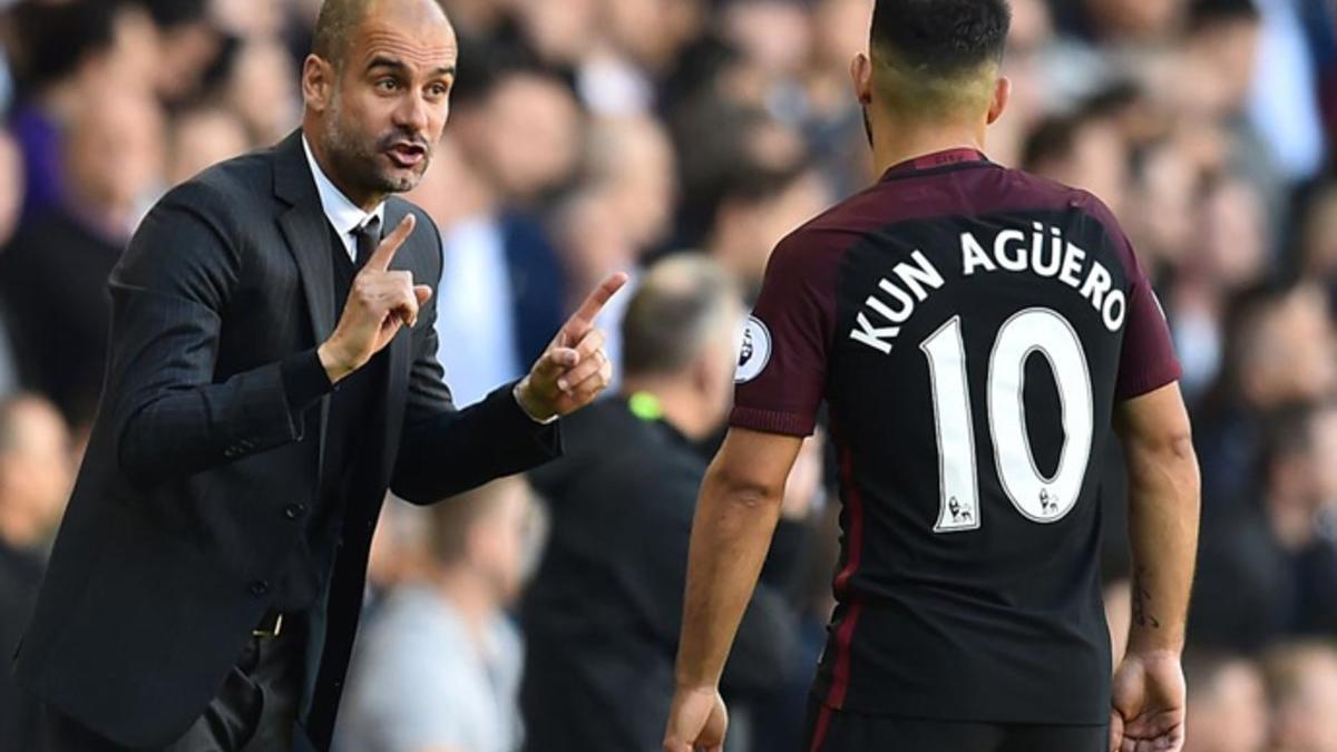 Agüero ha dejado de ser indiscutible a ojos de Guardiola tras la eclosión de Gabriel Jesus