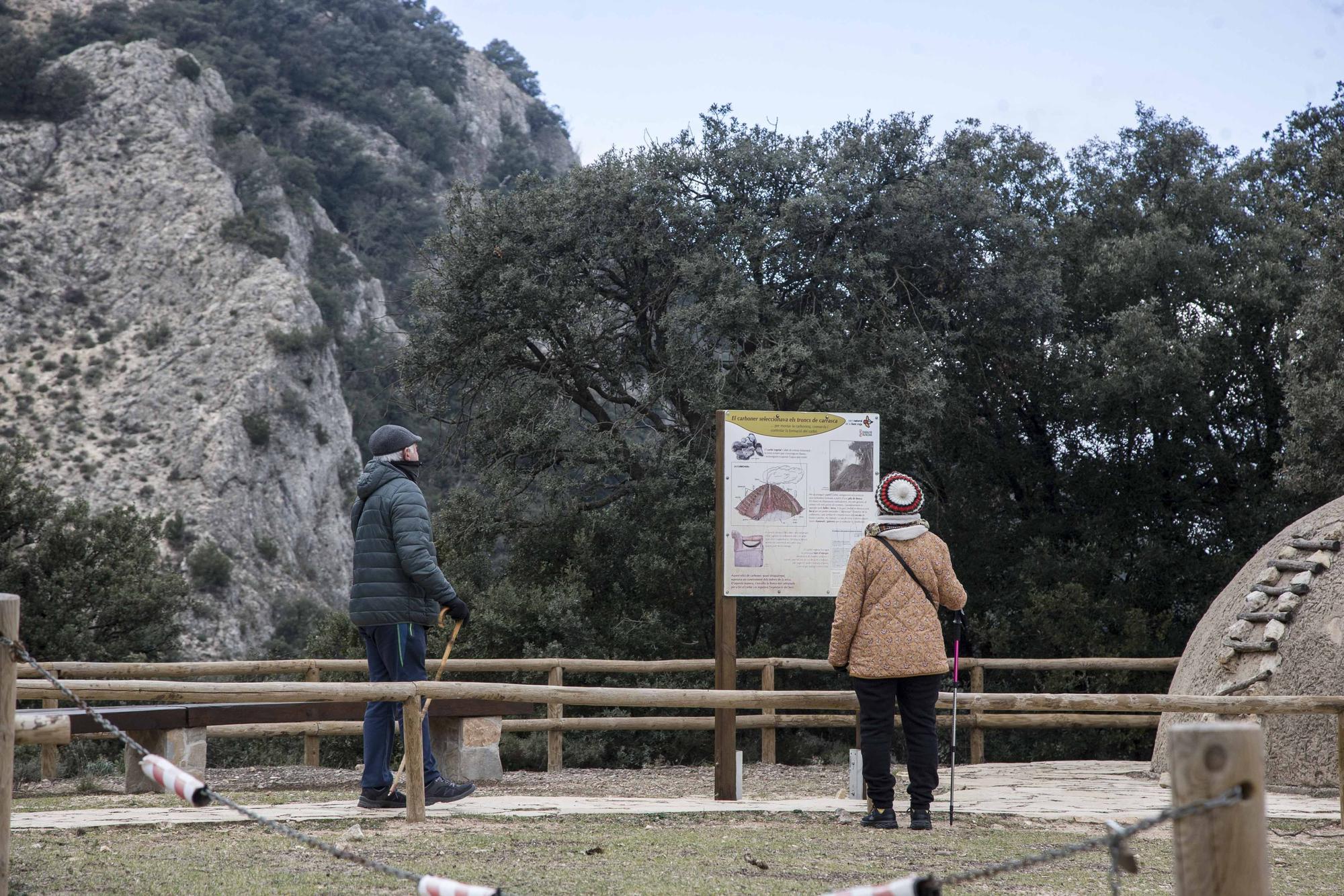 Altas temperatura y nieve en la Font Roja