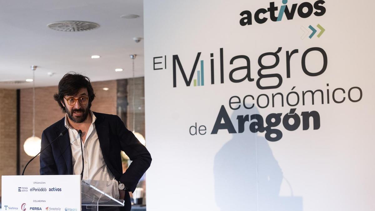 David Blázquez, en su intervención en el foro 'activos', este martes en el Hábitat Sella.