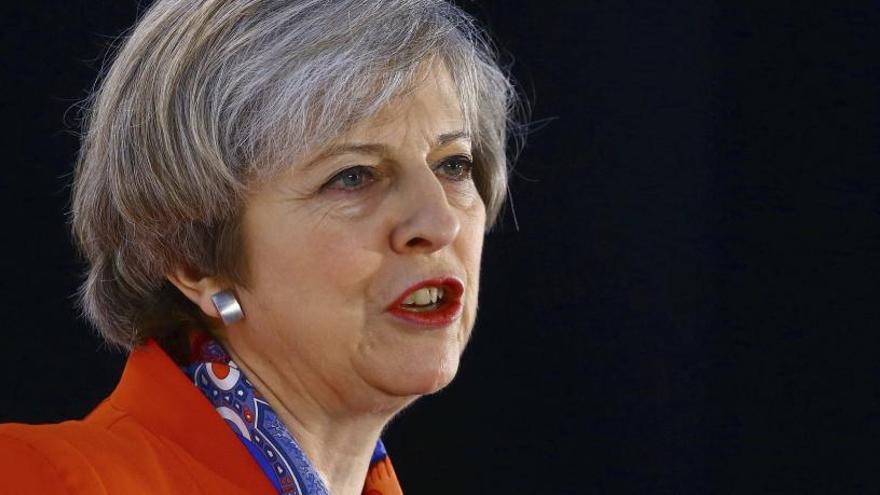 La primera ministra britànica Theresa May.