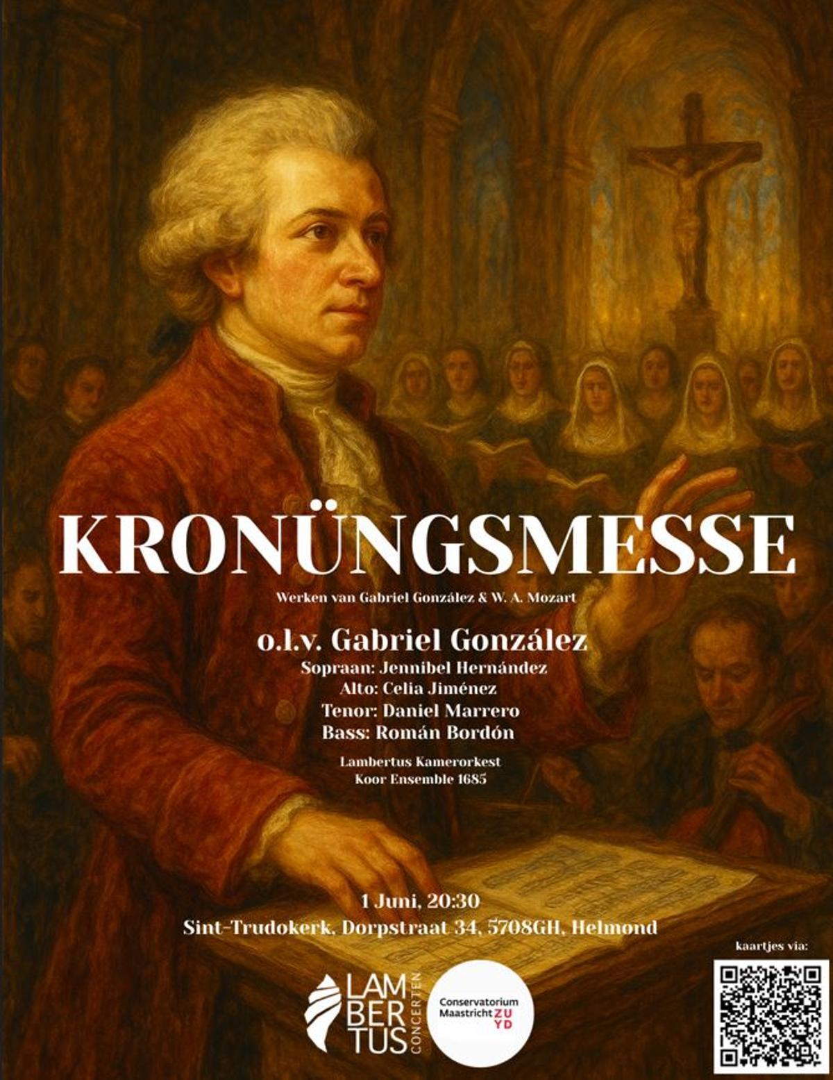 El cartel del concierto del 1 de junio.