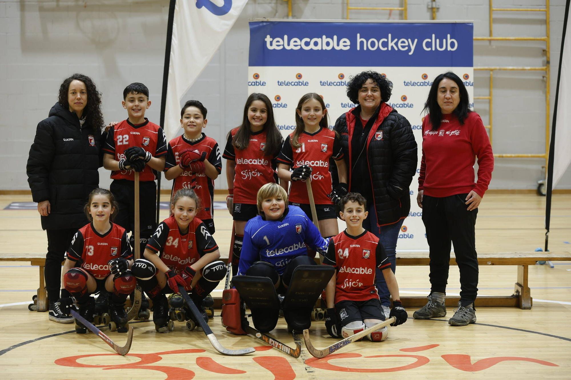 Así fue la presentación de los equipos del Telecable Gijón (en imágenes)