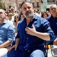 Abascal participa en un mitin de campaña para las europeas en Murcia