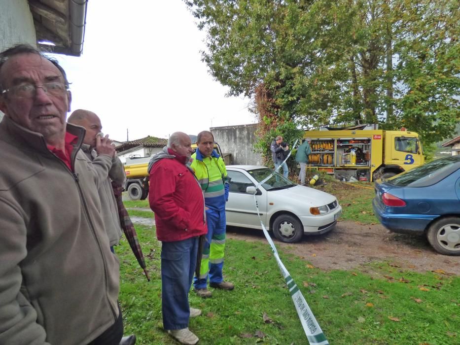 Incendio en una vivienda en Villaviciosa