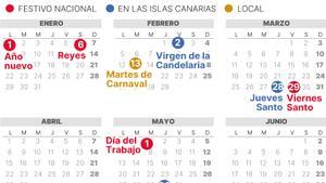 Calendario Laboral LasPalmas 2024