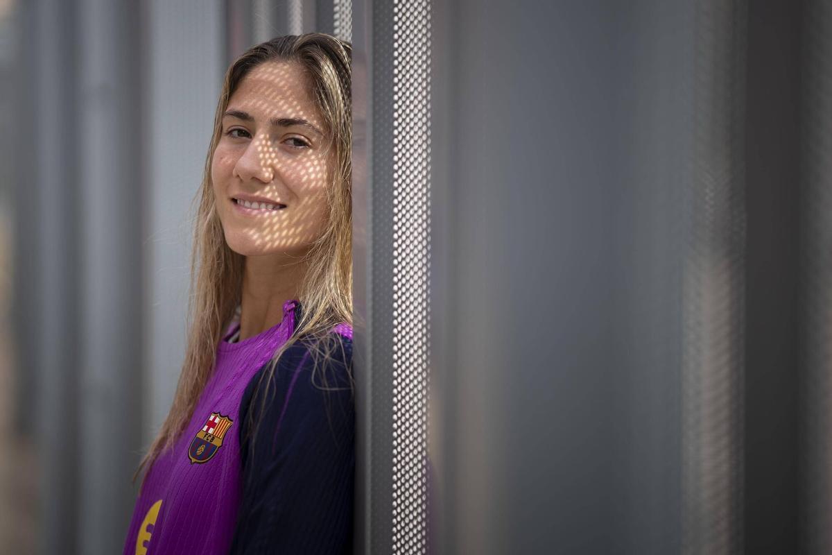 Laia Aleixandri durante la entrevista en EL PERIÓDICO.