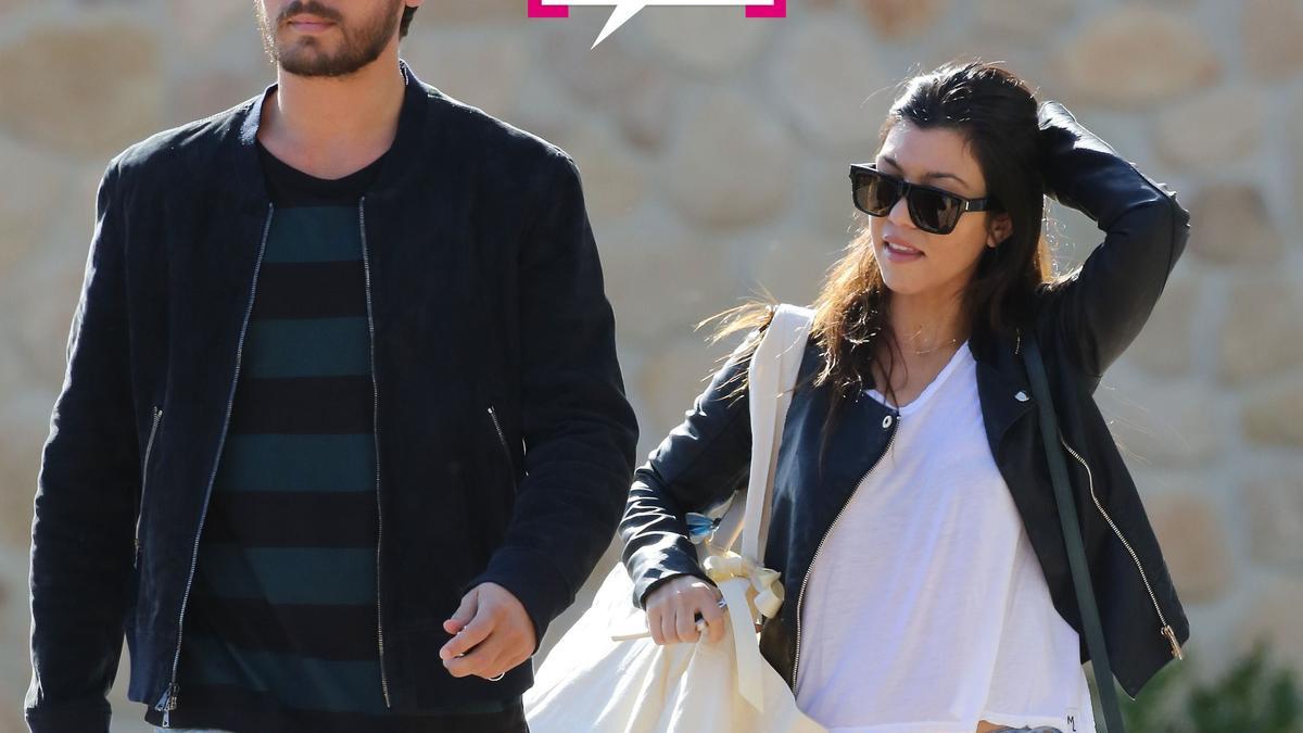 Scott Disick y Kourtney Kardashian en Los Angeles