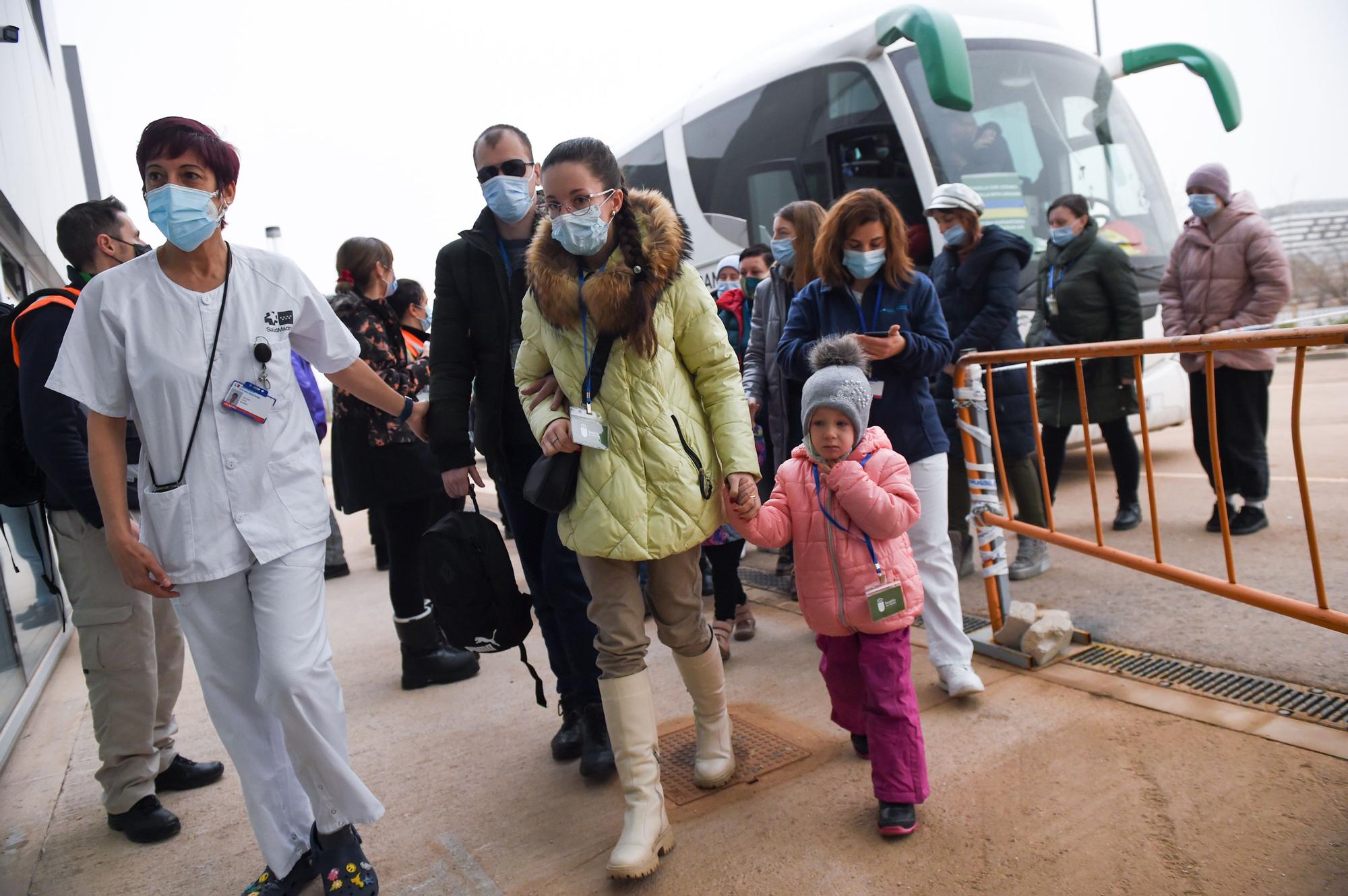 Asistencia sanitaria a refugiados en el Zendal