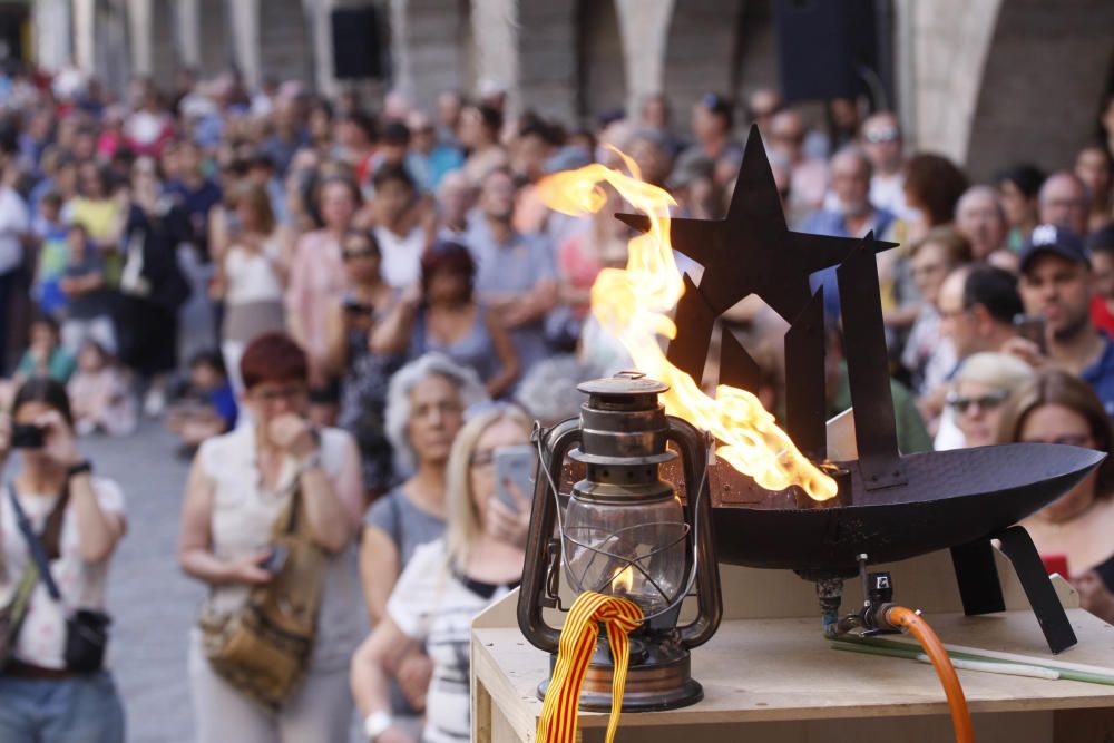 La Flama del Canigó arriba a Girona