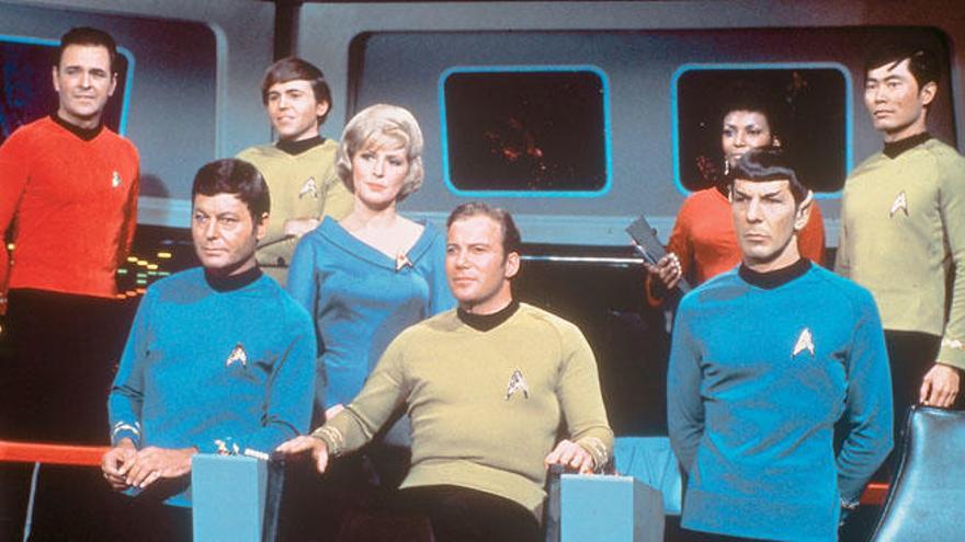 La tripulación original de la nave Enterprise.