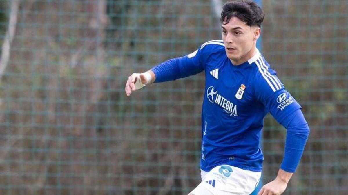 Joaquín Delgado llega como un gran goleador del filial del Oviedo
