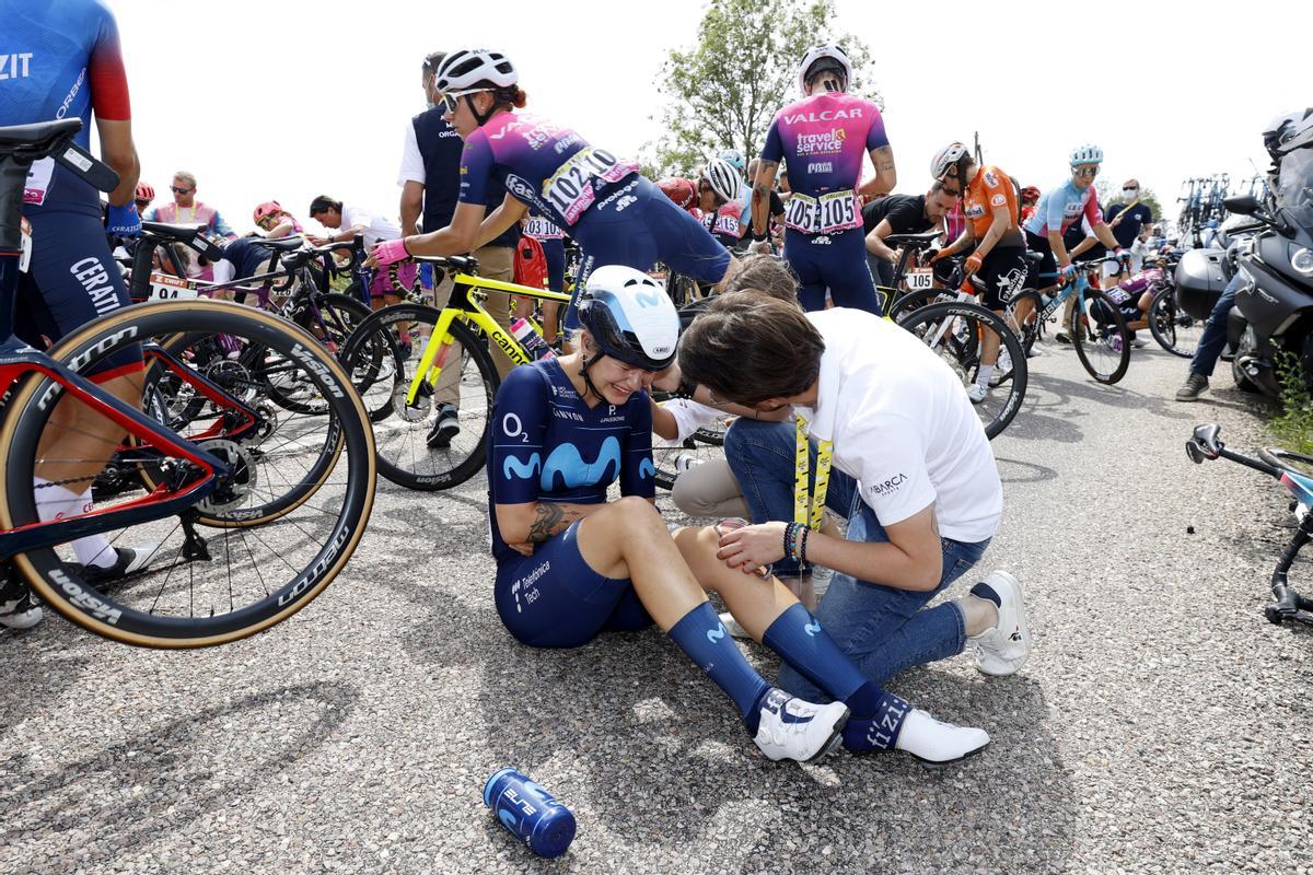 Mavi García ja corre en el Tour refeta de les ferides