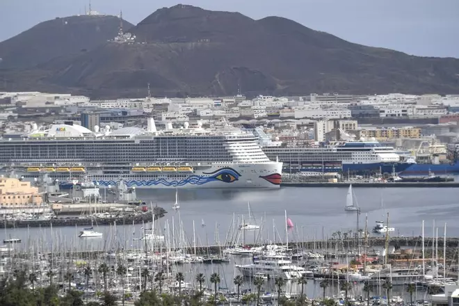 Cruceros en el Muelle de Santa Catalina