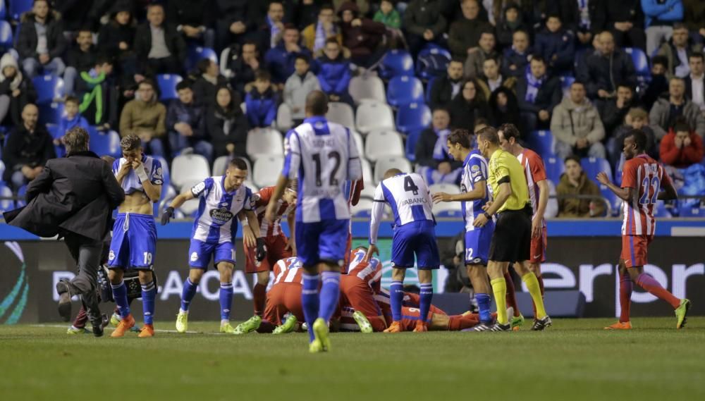 La secuencia del golpe de Fernando Torres en Riazor