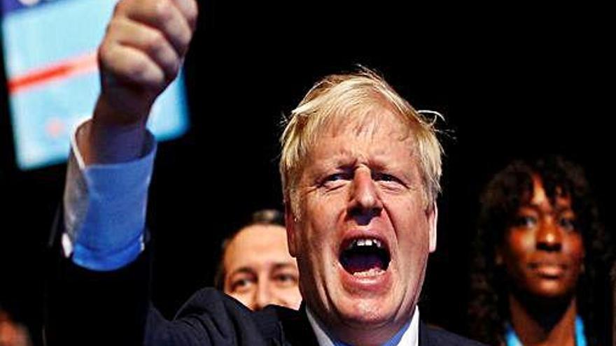 Boris Johnson, durant la cimera del Partit Conservador.